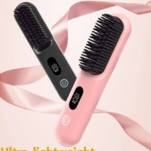 Befenesi Portable Ultra Ionic Hair Straightener Brush